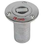 WHITECAP BLUEWATER PUSH UP DECK FILL 1-1/2" HOSE GAS SS