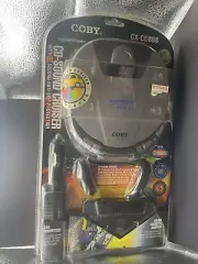 Colby Portable Compact Disc Player CD Car Kit Cassette Stereo Headphones CD888