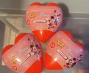 (3) Disney Mickey Mouse Shrinky Dinks Valentine Kits. 12 Pieces each.