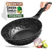 Diamond X Premium Extreme Non Stick 11" Frying Wok Pan Hybrid with Spatula,