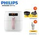 【飛利浦 PHILIPS】熱穿透氣旋智能旗艦氣炸鍋 HD9742 送烘烤鍋＋煎烤盤 ＋串籤 HD9925＋HD9941_廠商直送