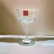Elegant Steelite RCR made in ITALY Opera Champagne coupe crystal glass goblet