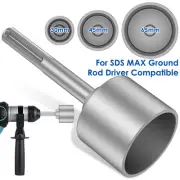 Ground Rod Driver 30/45/65mm Heavy Duty Steel Drill Bit Driver Wear ._