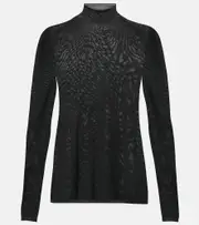 [Carolina Herrera] Carolina Herrera Wool turtleneck sweater AU 14 black