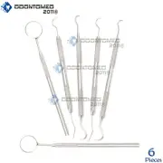 Dental Hygiene Kit - Calculus & Plaque Remover Set Hygiene Scaler Mirror.Dentist