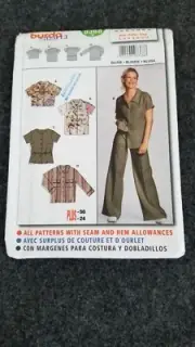 BURDA MISSES BLOUSE Loose-fitting 8368 Start3 Sewing Pattern UNCUT