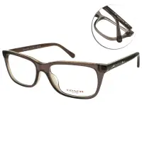 在飛比找Yahoo奇摩購物中心優惠-COACH 方框款 光學眼鏡/透深棕#HC6136U 544