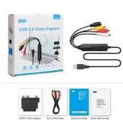 USB Video Capture Card VCR to DVD Converter Transfer VHS Home Videos to PC Windo