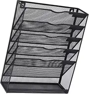 NUOBESTY Wall Mounted File Rack Vertical Hanging File Holder Metal Organizer for Documents Tools