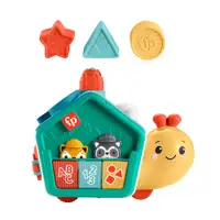 在飛比找蝦皮購物優惠-Fisher-Price 費雪 可愛蝸牛爬行積木盒