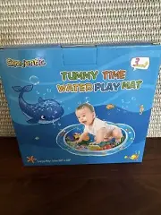 Tummy Time Baby Water Mat Inflatable Baby Play Mat Activity Center