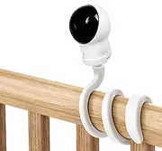 OWOKISO Flexible Twist Mount for Eufy Spaceview E110, Spaceview Pro Baby Monitor E210 and Eufy Wi-Fi Baby Monitor 2, Baby Camera Mount for Crib, Shelf – Adjustable Holder for Optimal View