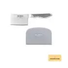 GS-200/SP GLOBAL Mini Chopper Plain with Scraper All Stainless Knife Made in JP