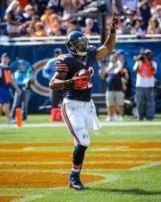 Matt Forte Touchdown Point Chicago Bears 8x10 NFL Football Photo