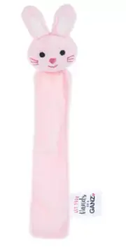 Ganz Springtime Page Pals Soft Bookmark Pink Bunny Rabbit 9 1/2" Long