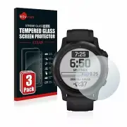 3 x Savvies® Xtreme HD33 Tempered Glass Screen Protector for Garmin fenix 6S Pro