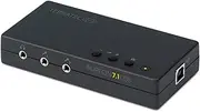 TERRATEC AUREON USB 7.1 PC Sound Card External 8-Channel USB Soundbox - Optical Input Output for AC3 and DTS - for up to 8 Speakers - Analogue and Digital Audio Devices