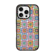 iPhone 16 Pro Impact Case Grannie Squares by Oh So Graceful