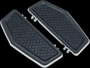 Kuryakyn Chrome Hex Driver Floorboards Set Softail CVO 10-12