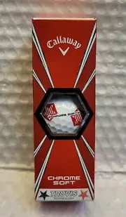 Callaway Chrome Soft Truvis Technology Golf Balls (3x Red & Blue)