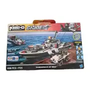 Kre-O G.I. Joe Thunderwave Jet Boat A2355 Kreon Hasbro Building Toy