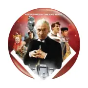 Doctor Who Button Badge 1st Doctor 58mm (2.25") 1963