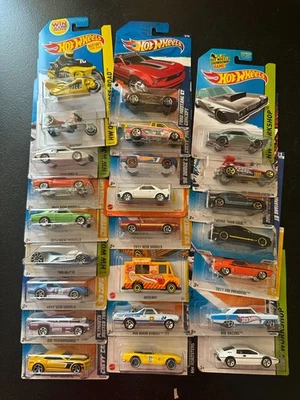 Hot Wheels Lot 24x Plymouth Chevy Quick Bite Shelby Lotus Esprit AMC P89