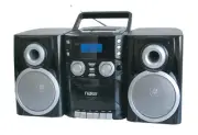 Portable CD Player Boombox with AM/FM Stereo Radio Cassette Player/Recorder, ...