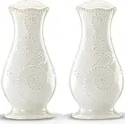 Lenox French Perle White Tall Salt and Pepper Set -