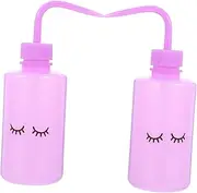 Vaguelly 2Pcs Eyelash Wash Squeeze Bottles Precision Watering for Lash Extensions Plants Lightweight Durable Design for Easy Use Lash Cleanser Watering