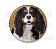 Cocker Spaniel Breed Dog Lovers Handmade Pocket Mirror, Magnet, or Pinback 2.25"