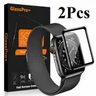 2X For Apple Watch iWatch Series 8 7 6 4 3 2 SE Tempered Glass Screen Protector