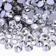 Bling White Series Non Hotfix Rhinestones Super Quality Glitter SS3-SS30 Flatbac