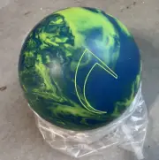 Ebonite Prime Time Bowling Ball, Royal Blue/Green, 12 lb. 4 oz, Top Weight 2 oz.