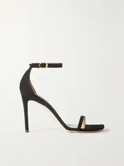 [Stuart Weitzman] Stuart Weitzman - Nudistcurve Suede Sandals - Black - US6.5 US 6.5 Black