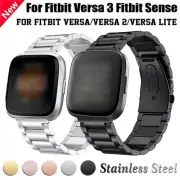 Stainless Steel Strap for Fitbit Versa 4 / 3 / Sense 2 / Versa Lite Watch Band