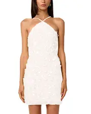 Liv Foster Maeve Beaded Mini Dress