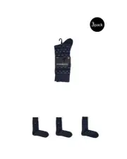 Emporio Armani Underwear 3Pack Crew Socks EA Logo Men Blue
