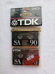 TDK SA-90 IEC II / TYPE II Blank Cassette Tapes