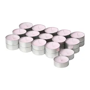 IKEA 芳香小蠟燭, 茉莉花味/粉紅色, 3.5 時