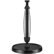 Paper Towel Holder Countertop, Black Paper Towel Holder Stand with Ratchet Me...