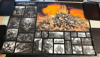 Warhammer 40k Vintage Space Marines Black Templar Poster 47"x33" OOP RARE
