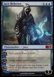 1x Jace Beleren M11 MtG Magic Blue Mythic Rare 1 x1 Card Cards
