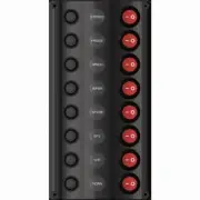 Marine Circuit breaker LED 12v switch panel with 8 switches
