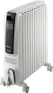 DeLonghi 2400W Dragon 4 Oil Column Heater w/Timer