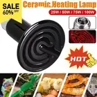 25-100W Ceramic Infrared Light Heat Emitter Lamp Reptile Snake Brooder Incubator