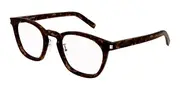 Saint Laurent SL 28/J Asian Fit 002 Men's Glasses Tortoiseshell Size 49 - Private Health Rebate - Blue Light Block Available