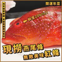 在飛比找蝦皮購物優惠-【潮鮮世代】現撈燕尾條(紅條)／500g/600g／三去／紅