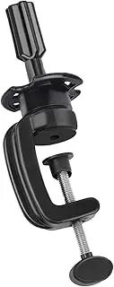 Wig Stand Mannequin Head Holder 1 Pack Black Cosmetology Manikin Stand Mannequin Head Holder Clamp Wig Head Stand Holder for Table Training