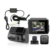 Elinz 2 Channel Dash Cam 4K+1080P WiFi GPS Night Vision Supercapacitor Sony Starvis Car DVR Hardwire Kit